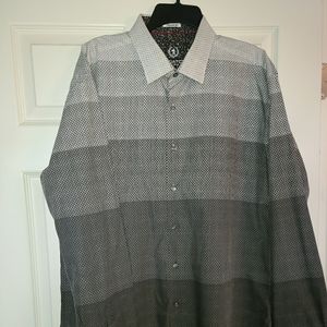 BUGATCHI UOMO REVERSIBLE CUFF SHIRT
